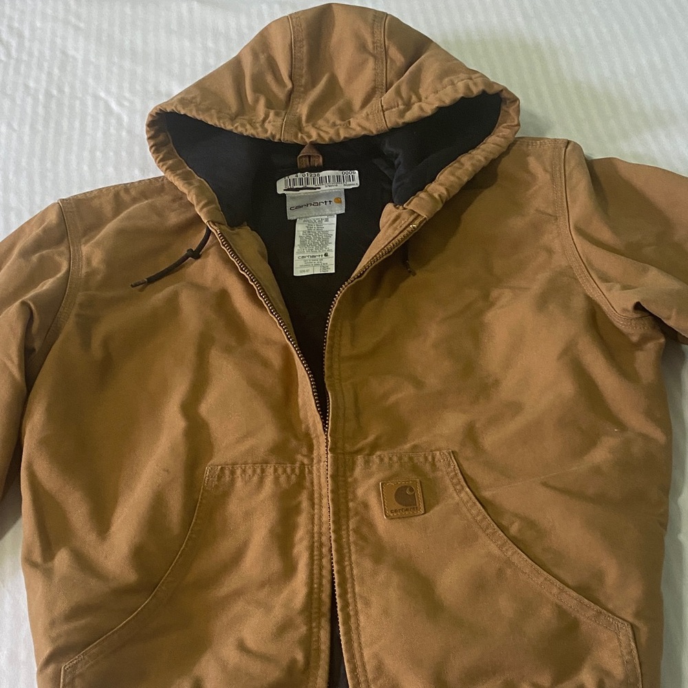 Carhartt Tan Hooded Jacket